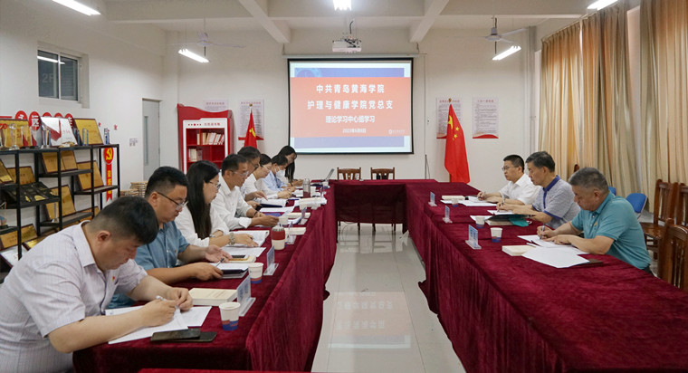 校巡听旁听组对护理与健康学院党总支理论学习中心组学习开展巡听旁听